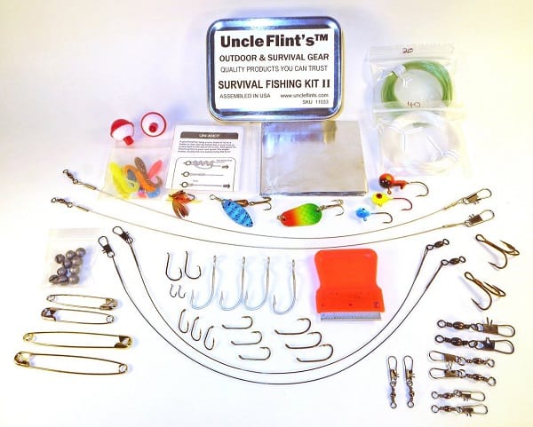 Uncle Flints Survival Fishing Kit