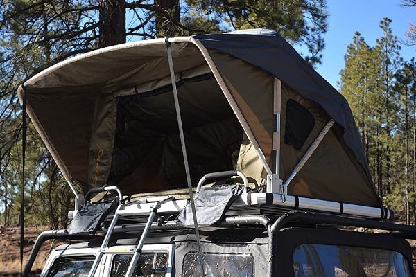 Raptor Series Rooftop Tent with Ladder