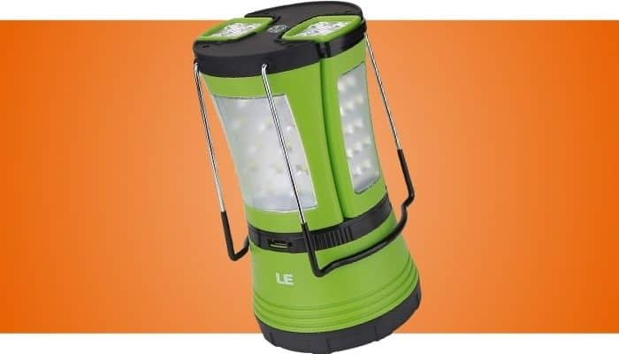 Lighting Ever Rechargeable LED Camping Lantern