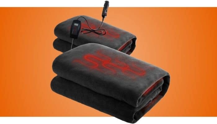 Zone Tech Car Heated Travel Blanket