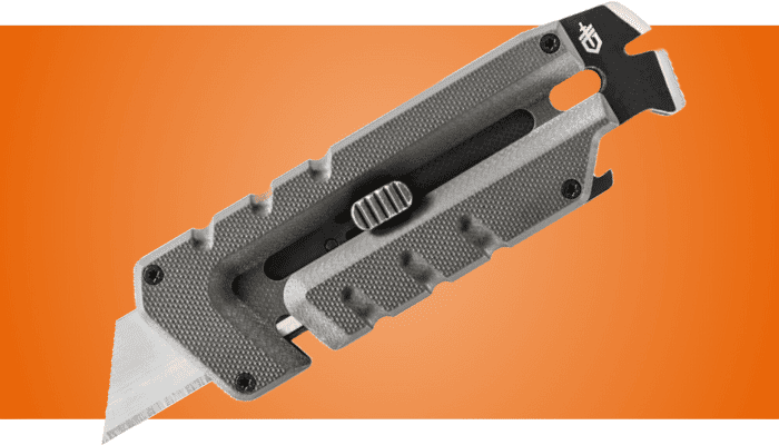 Prybrid Utility Coltello Multiuso Blu – 8 Funzioni, Lama A Scatto, G10