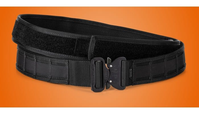 5.11 Maverick Battle Belt, a padded outer belt with the inner rigger's belt and Cobra buckle