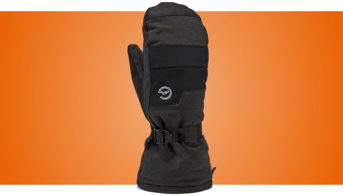 Gordini AquaBloc Down Gauntlet mitt in black