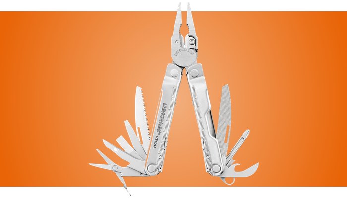 Leatherman Knifeless Rebar multi-tool, a full-size tool with no knife blade