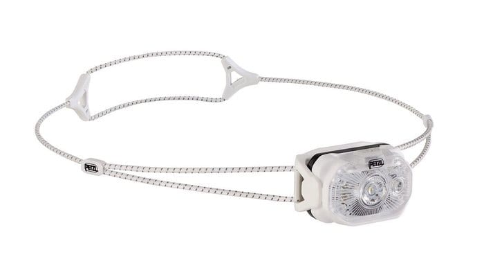 Petzl SWIFT LT rechargeable headlamp with its headband