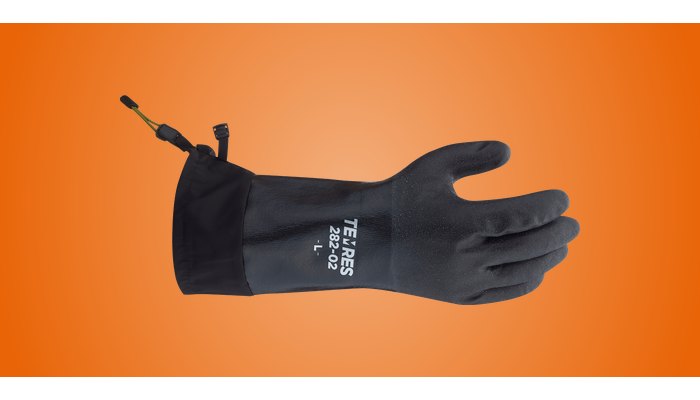 Showa TemRes 282-02 insulated waterproof work glove with its cuff and buckle