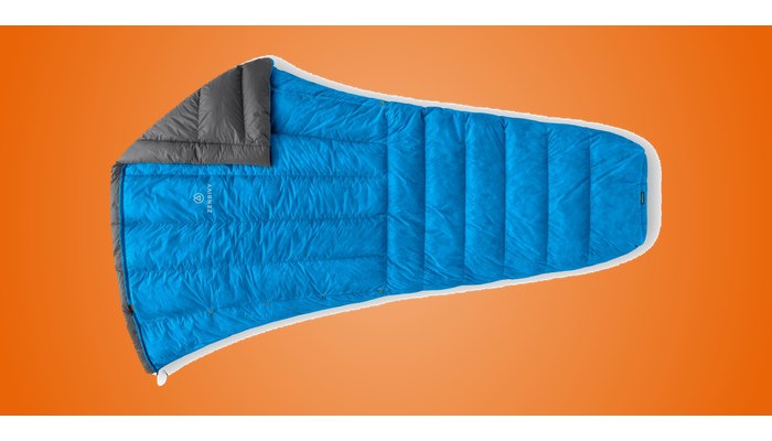 Zenbivy Ultralight Quilt in blue and grey